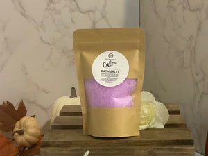 Lavender bath salt 4oz.