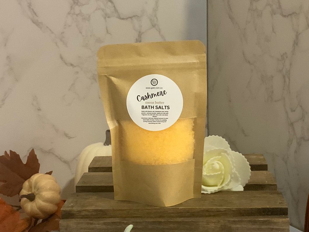 Cashmere bath salts 4oz.