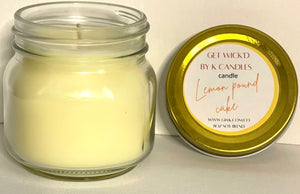 Lemon pound cake candle